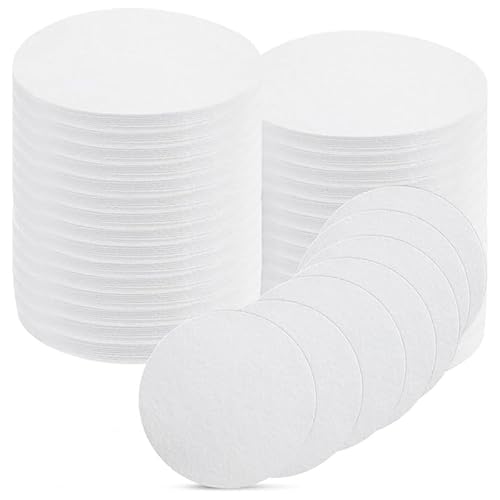 Mikrowellenofenpapier, 11,9 cm, rund, Keramikfaser, Papierisolierung, Keramikfaserdecke für Glasschmelzung, Bastelbedarf, 100 Blatt