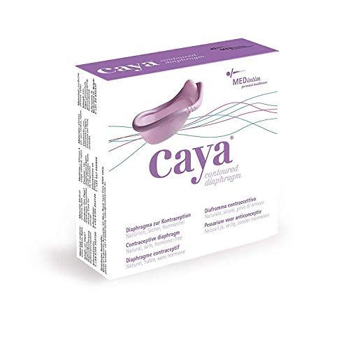 Caya Diaphragma - hormonfreie und ökonomische Verhütung - 2 Jahre wiederverwendbar - latexfrei - 1 Stück