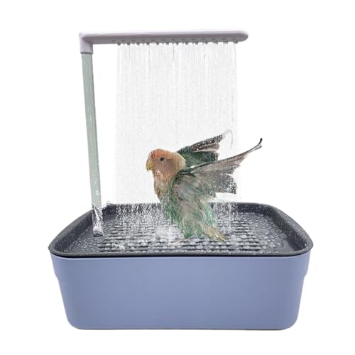 Vogel Badehaus Badewanne, Automatische Papageien-Badewanne Mit Dusche, Automatische Haustier-Vogeltränke Wellensittich Badewanne, Zirkulierendes Wasserbad, Papageien-Zirkulationsdusche Vogelbrunnen