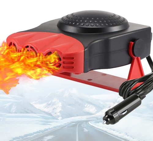 2025 Leaflai Auto-Heizung, 12V schnelle Heizung und Kühlung, tragbare schnelle Heizung Defroster und Defogger, 2-in-1 schnelle Heizung und Kühlung Lüfter, Plug-in-Zigarettenanzünder für den Export.