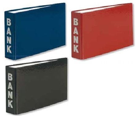 3 Bankordner 140x250mm Ordner für Kontoauszüge | Sortiert