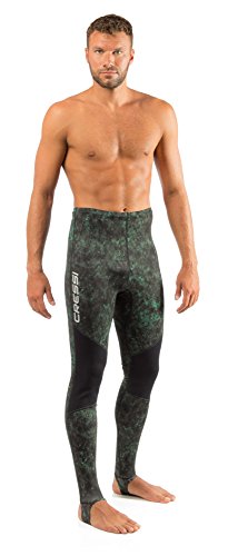 Cressi Hunter Rash Guard Pants – Unisex Rashguard Hose für den Wassersport, Camo Grün, XL/5