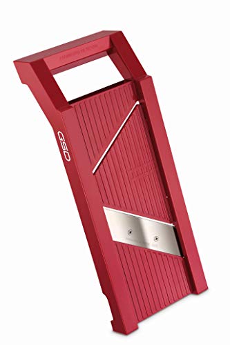 GSD Haushaltsgeräte 30011 G S D Universal 30 011 Gemüsehobel, Edelstahl, Red