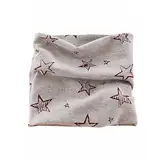 MAKFORT Kinder Loop Schal Schlauchschal Baumwolle Baby Halstuch Nackenwärmer Multifunktionstuch (Jersey Stoff Innen - Spring and Autumn, Sterne)