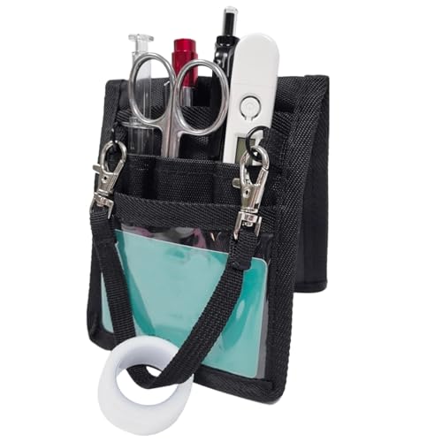 Krankenschwesterbeutel, Pflegepaket - Pflegepack für Krankenschwestern - Multi -Kompartiment -Dienstprogramm Taillenbeutel mit Klebebandhalter Taschen -Werkzeuggürtel für Stethoskop