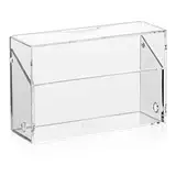 VITAdisplays® Visitenkartenbox/Visitenkartenhalter/variabel zur Aufbewahrung oder als Visitenkartenständer, glasklar
