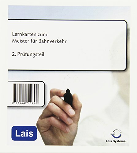 Lernkarten zum Meister für Bahnverkehr: 2. Prüfungsteil - betriebswirtschaftliche Fächer