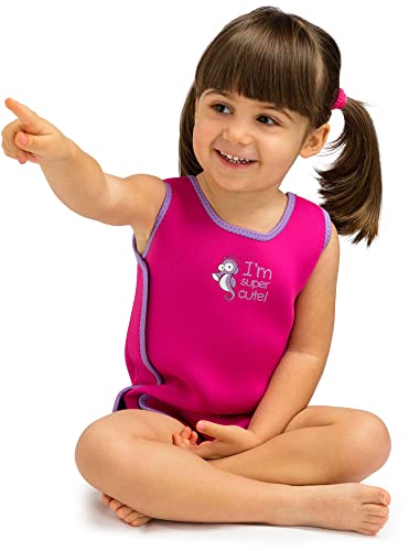 Cressi Baby-Girls Warmer Wetsuit Neoprenanzug für Kinder, Rosa, 18/24 Monate