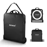 NEEWER 18" Ringlicht Tragetasche mit separater Aufbewahrungstasche, erweiterbar für 78cm gefaltetes Lichtstativstativ, 60cm x 58cm, leichte Nylon Schutztasche für Ringlicht mit Ständer, RU-009
