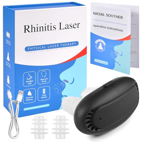 Rotlicht-Nasentherapie-Instrument,Rotlicht-Nasentherapiegerät,Rotlicht-Nasentherapie für Nase,Rhinitis-Behandlungsgerät,für Nas Nasenstau Atmung fördern Rhinitis lindern