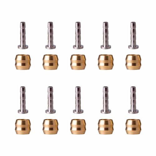 Scheibenbremse Olive Einsatz, Olive Steckereinsatz,Hydraulische Scheibenbremsschlauch, Fahrradschlauch Oliveneinsatz für BH90 Mountainbike, 10 Set.