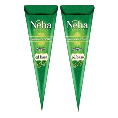 Neha Mehandi Cone (2er-Set) Pastentube für Tattoos aus Naturprodukten