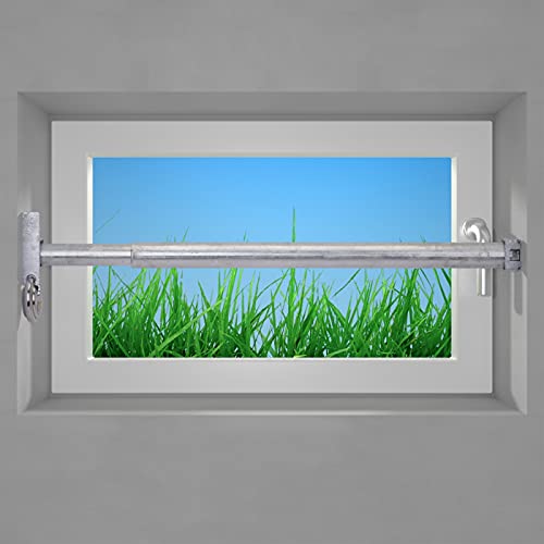Fenstersicherung Sicherungsstange Türsicherung Einbruchschutz, 1Fach oder 2Fach, Edelstahl oder Verzinkt, in den Längen 640-1000mm oder 1000-1700mm