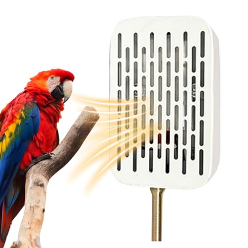 Papageien-Wärmeheizung – Vogelheizung aus kaubeständigem Metalldraht, Beleuchtung der Vogellampe simuliert die natürliche Umgebung | Vogelheizung für Papageien, Hamster, elektrische Heizstange für Pap