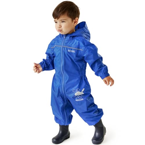 Regatta Boy 's Pfütze IV All-in-One Anzug – Oxford Blau-marineblau, 6–12 m, RKW156