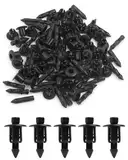 CHBCD 100 Stück 6 mm Kunststoffclips für Motorradverkleidungen, universelle 6 mm Plattenbefestigungsnieten, kompatibel mit Ya-maha, Su-zuki, Ka-wasaki und Honda usw.