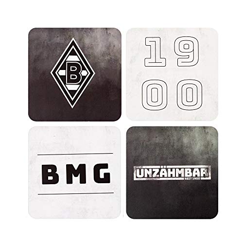 Borussia Mönchengladbach Untersetzer Kork 12er Set | Offizieller Fanartikel