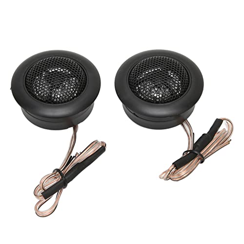 Bewinner 2 X Hochtöner, 800 W Max. Hochleistungs-Dome-Hochtöner für Audiosystem, Auto-Lautsprecher mit Aufklebern, High-Fidelity-Sound