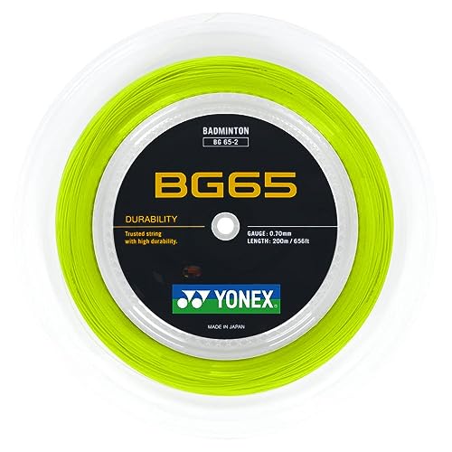 YONEX Gelb BG 65 200M, one Size