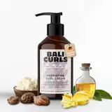 BALI CURLS Hydrating Curl Cream – Feuchtigkeitsspendende Lockencreme Sheabutter, Kokosöl & Ylang-Ylang – Locken Creme für geschmeidige & definierte Curls – Vegane Lockenpflege für Naturlocken – 150ml