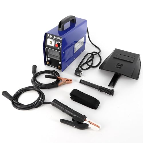 Wechselrichter, Schweißgerät Elektro Wechselrichter Schweißapparät Elektroden 20-120A, Schweißmaschine-2.5mm, 37.00×18.00×32.00 cm, Blau