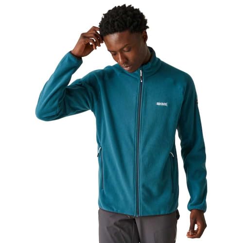 Regatta Herren Jacke Outdoorjacke Fleecejacke Hadfield, Farbe:Blau, Artikel:-4VK Moroccan Blue, Größe:XL