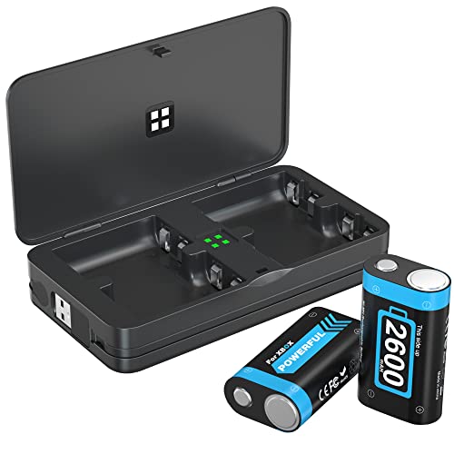 Xbox Akku Pack für Controller, 2 Stück 2600mAH Wiederaufladbarer Akku Packs Battery für Xbox One S/X, Xbox One Elite/Elite Series 2, Xbox Series X/S