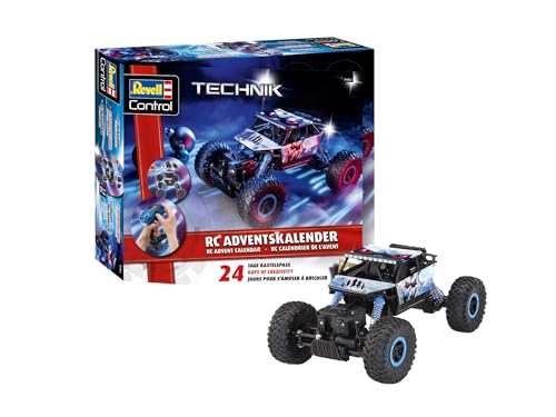 Revell 1052 Adventskalender RC Crawler I Ferngesteuertes für Bastler I für Jungen, Mädchen & Erwachsene I Geschenk zu Weihnachten I Ab 10 Jahren