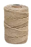 NorthPada 5 mm x 50 Meter Natürliche Sisal Hanf Seil Heavy Duty Dicke Schnur für Katzenkratzer Post Baum, Garten, Bindung, Kunsthandwerk Verpackungsmaterial