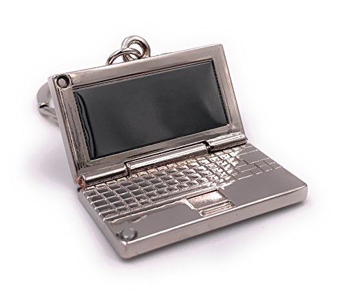 H-Customs Laptop PC Computer aus Metall Schlüsselanhänger Anhänger