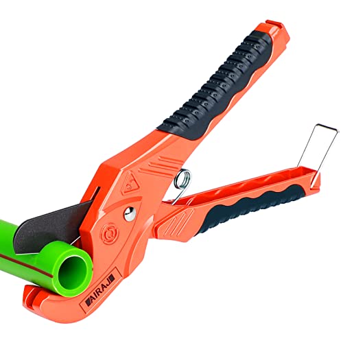 AIRAJ 0-33mm PVC-Rohrschneider,Mini Rohrschneider,SK-5 High Carbon Steel,Geeignet für PVC/PE/PP/PEX/PPR,Ideales Rohrschneider Kunststoffrohre