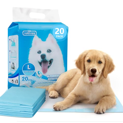 Nobleza -50 x Ultra saugfähige Hunde Trainingsunterlagen Welpenunterlage Welpen Toilettenmatte, 60 * 90cm