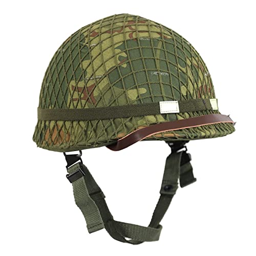 Reproduktion WW2 WWII Vietnam War Era US M1 Kampfhelm mit Mitchell Cover 1959 datiert