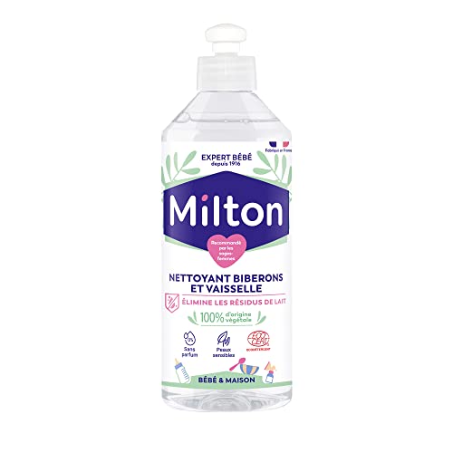 Milton Babyflaschenreiniger 500 ml – speziell entwickelt, um alle Milchrückstände zu entfernen, die für das Wachstum schädlicher Bakterien verantwortlich sind