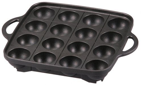 Iwatani Takoyaki Grillpfanne, mittelgroß, Schwarz