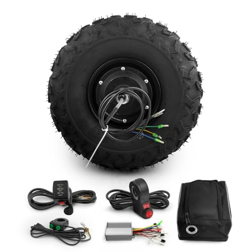 L-faster 36V 48V 350W 500W Schubkarre Wagen Getriebe Nabenmotor Kit Off Road 14,5 Zoll Rad (24V 350W)