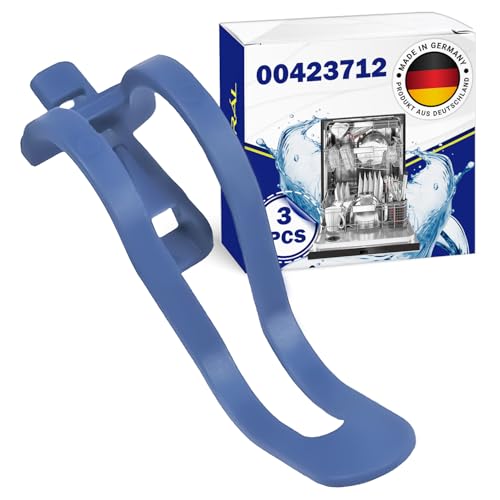 3 Stück Halterung für Kleinteile für Geschirrspüler mit dem Originalcode 00423712 423712 für Bosch für Siemens - MADE IN GERMANY - MONTERAL