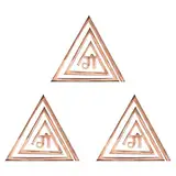 TREEMAISON Vastu Helix Copper (Gaa) | Helix Fire (Südost) | Haupteingang & WC Dosh-Korrektur | Vastu Dosh Nivaran Remedies (15,2 cm) | 3 Stück
