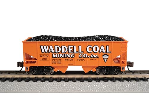 Bachmann Trains - USRA 55-TON 2-Bay Trichter CAR - Waddell Coal #103 - N Scale