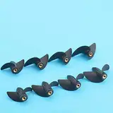 Rynplex Rc Boot M4 Zwei Klingen Paddel Mit Gewinde Nylon Boot Propeller Positive/Reverse Propeller 4mm M4 Prop Welle Propeller Außenborder(D35mm Postive 001)