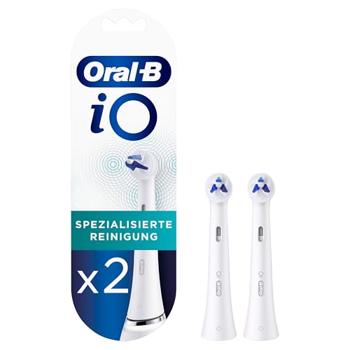 Oral-B iO Spezialisierte Reinigung Aufsteckbürsten für elektrische Zahnbürste, Original Zahnbürstenaufsatz, 2 Stück