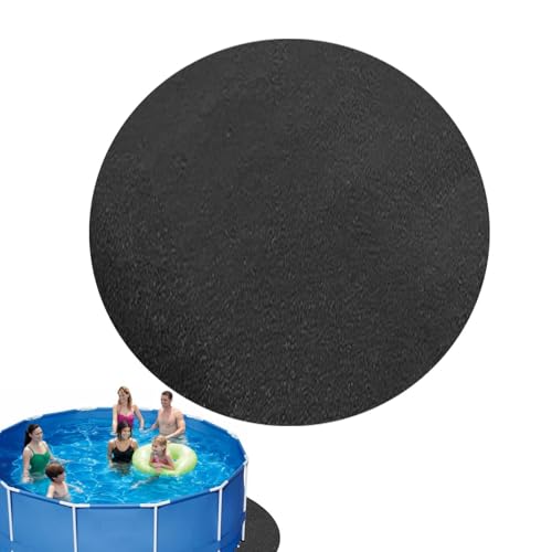 Pool Unterlage, Poolunterlage Rund Unterlegvlies Durchmesser 400 cm Wärmend, Dick Und Reißfest, Zum Schutz Der Poolinnenfolie,Poolunterlage Quadrat, Robustes Pool Vlies