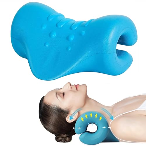 Nackenstrecker, Nacken-und Schulter-Relaxer, Neck Massager, Tragbares Zervikales,Nackendehner,Nackenhaltungskorrektur für Nackenschmerzen,Linderung von Rückenschmerzen