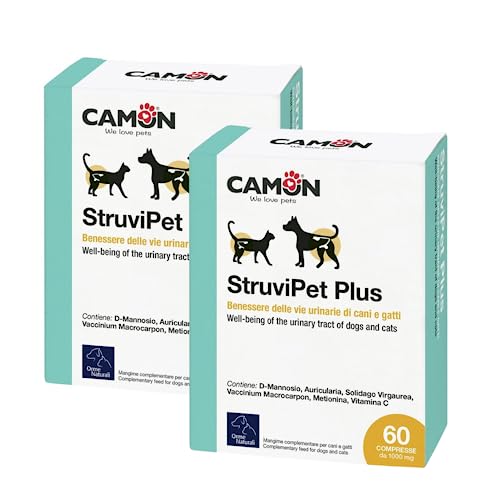 ULISSE Angebot Camon Struvipet Plus 2 Packungen mit 60 Tabletten für das Wohlbefinden der Urinwege von Hund und Katze