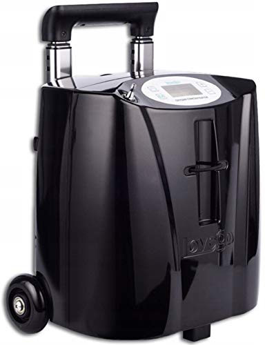 CRONOS Sauerstoffkonzentrator Lovego PRO II - 0,5 bis 7 Liter/Min - Sauerstoffkonzentration 90% - 96% - Deutscher Hersteller - Medizinisches Zertifikat - 220-240V, DC 12-17V, 50-60HZ - Akku 8 h