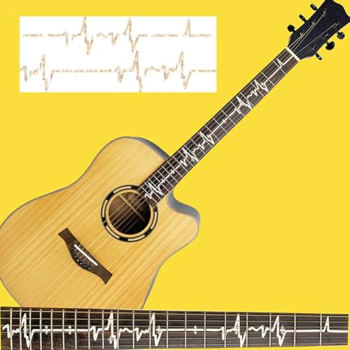 Gitarrenhalsverstärkungen Multi-Stil-Aufkleber-Set, um Ihren Musikinstrumenten Flair zu verleihen (B)