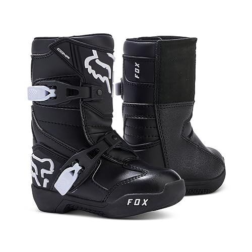 Fox Racing Comp Motocross-Stiefel für Kinder, unisex, Schwarz, 13 US Little Kid