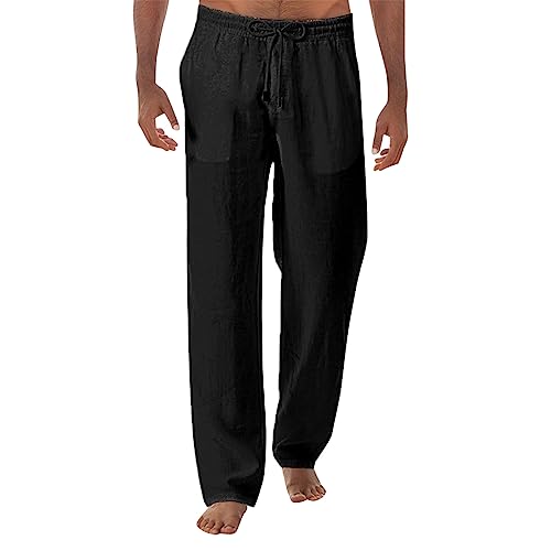 3/4 Hose Herren Sommer Wanderhose männer Sommer kurz Wanderhose Herren Sommer leicht lang yogahose Men eng Schwarze yogahose männer Yoga Pants Herren Schlag