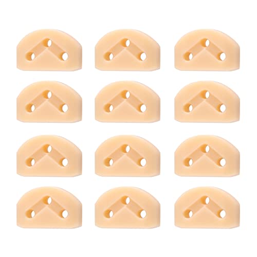 Sxdluzi 12-Teilige Rollen für Klassische Gitarren, SaitenbäUme, HaltefüHrungen, Gitarren-SaitenschlöSser, Mutternblockklemme,
