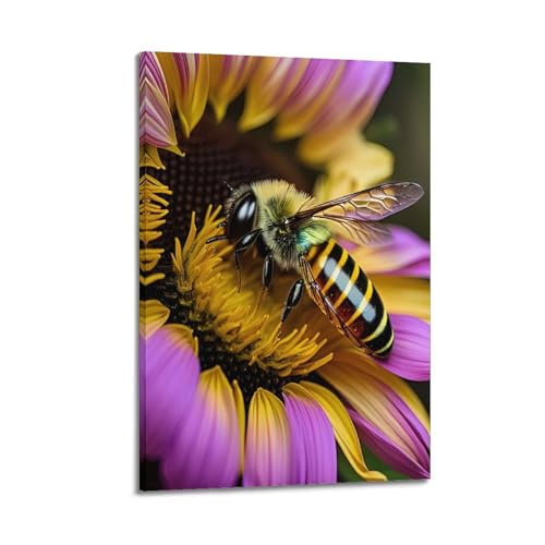 Tierposter Sulawesi Biene, dekorative Leinwand, Wand- und Kunstposter, Gemälde, 40 x 60 cm